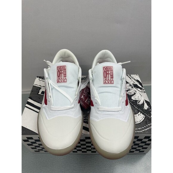 VANS AVE SKATE SPORT LEATHER  WHITE SHOES MEN'S SIZE 5.5 - Picture 16 of 16